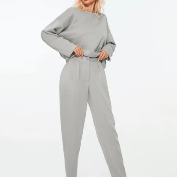 STYLEWE 2 piece set gray(oversized  loose fit - Picture 3 of 10